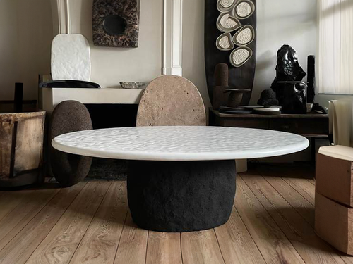 ATELIER BENOÎT VIAENE DINING TABLE / 107 W86.6” x D51.1" x H29.5”