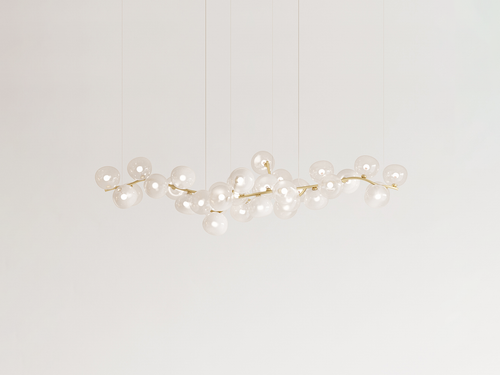GIOPATO & COOMBES MAEHWA CHANDELIER FLOW 34 L68.2" x D26" x H19.8"