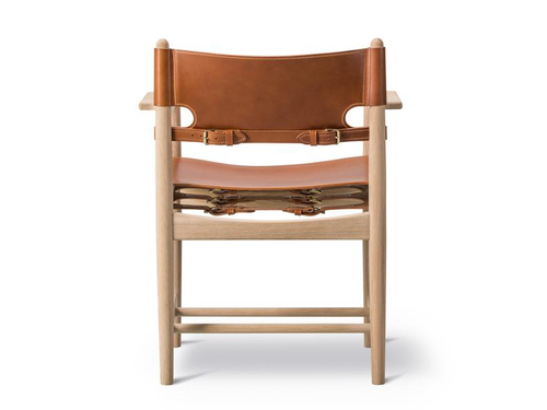 FREDERICIA SPANISH BORGE MOGENSEN DINING ARMCHAIR W25.39" x D18.9" x H33.27" x SH18.11"