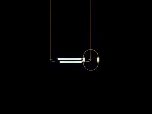 GIOPATO & COOMBES CIRQUE SKYLINE CHANDELIER / SMALL W53" x D17.5"