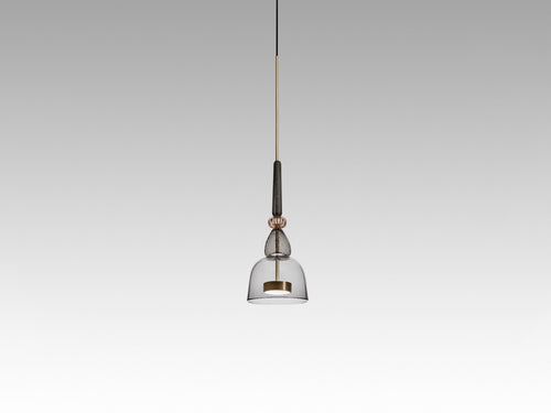 GIOPATO & COOMBES FLAUTI PENDANT / 08 GREY Ø6.5" x H23”
