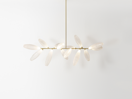 GIOPATO & COOMBES GEM BRANCH CHANDELIER 14 W72" x D31" x H31"