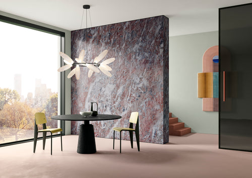 GIOPATO & COOMBES GEM RING CHANDELIER 14 Ø56" x H27.5"