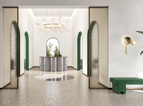 GIOPATO & COOMBES GEM RING CHANDELIER 20 Ø69" x H28.5"