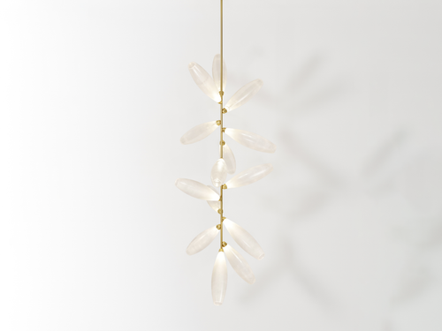 GIOPATO & COOMBES GEM PENDANT VERTICAL 14 Ø33" x H73.5"