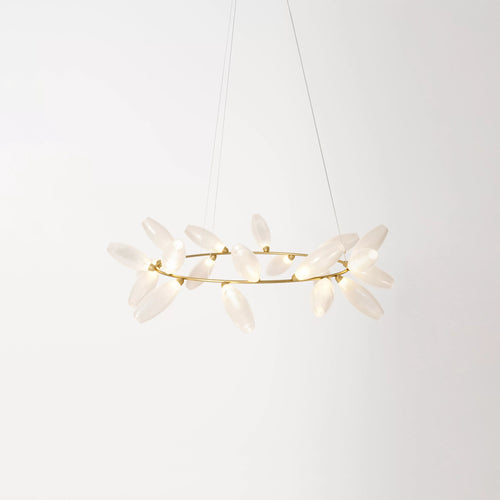 GIOPATO & COOMBES GEM RING CHANDELIER 20 / SMALL Ø59" x H26"