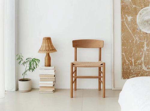 FREDERICIA BORGE MOGENSEN J39 DINING CHAIR  W19" x D17" x H31" x SH18"