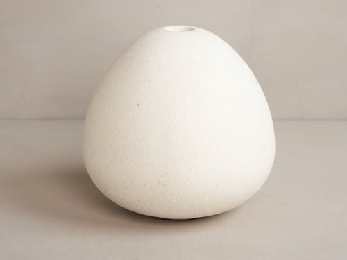 MICHAËL VERHEYDEN KANDO VASE / PIETRA DI VICENZA H10" x Ø10"