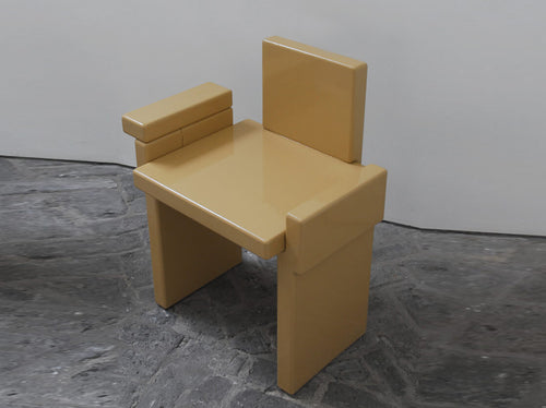 DESTROYERS BUILDERS FUNDAMENTS - LACQUERED CHAIR H27" x D16" x W23"