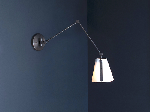 MATERIA L’ARC SWIVEL SCONCE H36" x D1.5" x W.75"