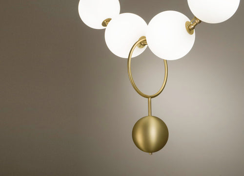 LAROSE GUYON COCO 04 CHANDELIER W32" x D8" x H82"