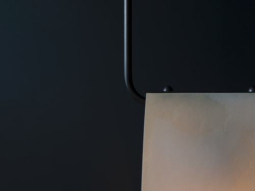 MATERIA LOOP 1 SCONCE D4"-6” x W8” x H26.5”