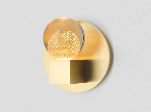 ARTICOLO ORO SINGLE WALL SCONCE  H5" x D2.38"