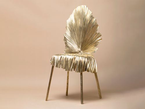 AGNES STUDIO OBJECT NO. 20 OBSIDIANA CHAIR W20" x D18" x H41"