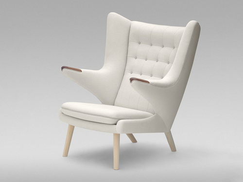 PP MOBLER HANS WEGNER PP19 PAPA BEAR CHAIR W35.4" x D37.4" x H39.8" x SH16.5"