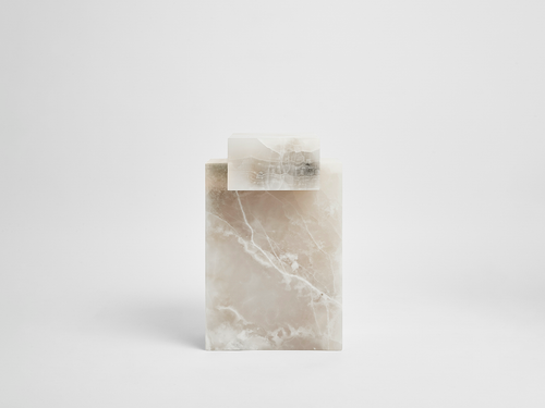 STUDIOKHACHATRYAN POST SIDE TABLES ONYX