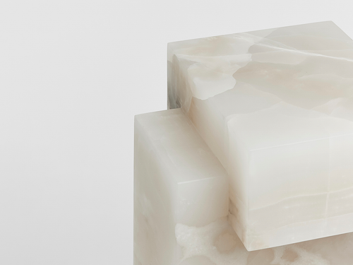STUDIOKHACHATRYAN POST SIDE TABLE ONYX