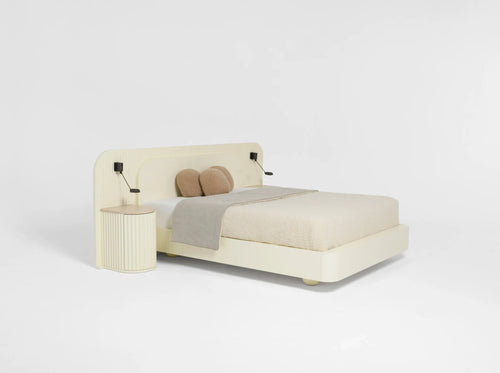 PIERRE AUGUSTIN ROSE PATTY BED W105.3" x D85.6" x H43"