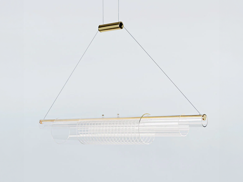 ROLL & HILL COAX PENDANT / 03 W50" x D7" x H30"