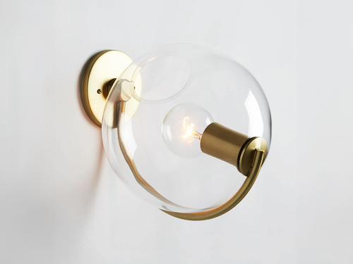 ROLL & HILL FIDDLEHEAD SCONCE W10" x D11" x H10.5"