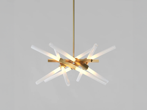 ROLL & HILL ASTRAL AGNES CHANDELIER / 01-12 Ø26" x H47"