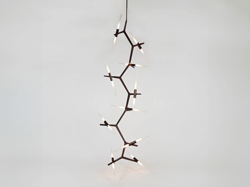 ROLL & HILL AGNES CASCADE CHANDELIER / 20 L40" x D26" x H120"
