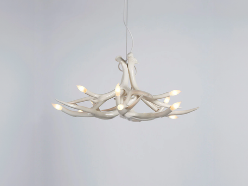ROLL & HILL SUPERORDINATE ANTLER CHANDELIER / 6 Ø34" x H15"