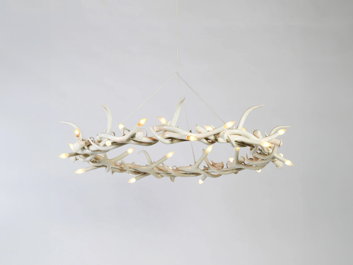 ROLL & HILL SUPERORDINATE ANTLER CHANDELIER / 27 Ø54" x H11"