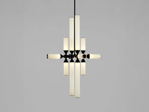 ROLL & HILL CASTLE CHANDELIER / 12-03 Ø20" x H37.5"