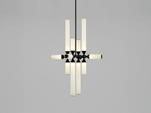 ROLL & HILL CASTLE CHANDELIER / 12-04 Ø20" x H37.5"