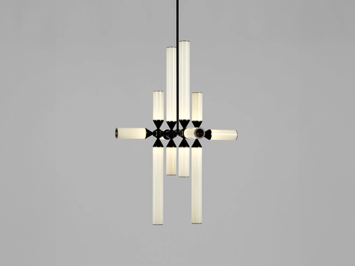 ROLL & HILL CASTLE CHANDELIER / 12-04 Ø20" x H37.5"