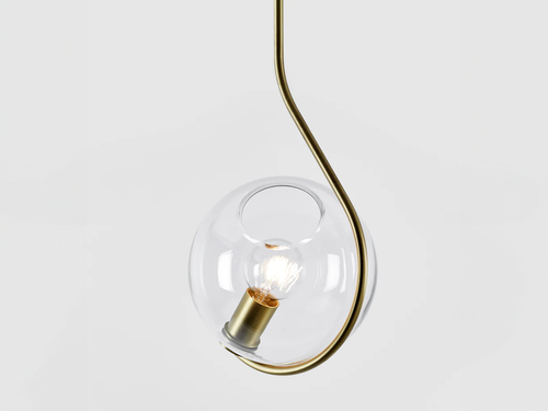 ROLL & HILL FIDDLEHEAD PENDANT W10.5" x D10" x H30"