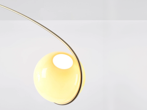 ROLL & HILL FIDDLEHEAD CANTILEVER PENDANT L99" x D10" x H33"