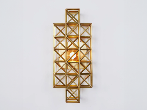 ROLL & HILL GRIDLOCK SCONCE / 193 W6" x D5" x H14"
