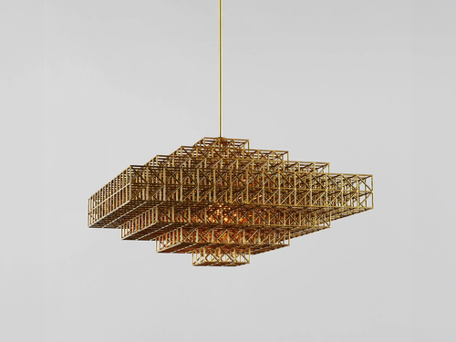 ROLL & HILL GRIDLOCK PENDANT / 4059 W30" x L30" x H16"