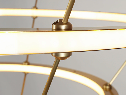 ROLL & HILL HALO PENDANT / 4 RINGS Ø47" x H42"