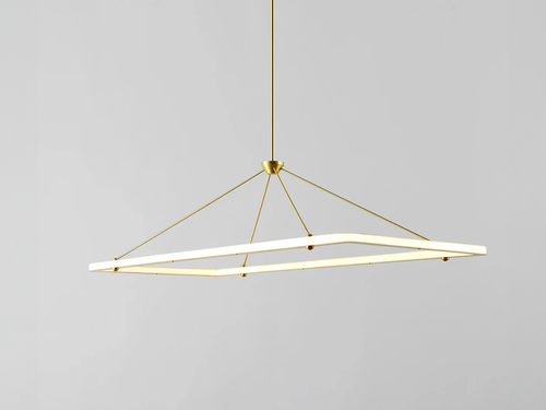 ROLL & HILL HALO PENDANT / RECTANGLE W58" x D25" x H14.5"