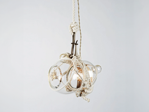 ROLL & HILL KNOTTY BUBBLES PENDANT / SMALL Ø11" x H19"