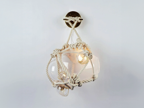 ROLL & HILL KNOTTY BUBBLES SCONCE / SMALL W11" x D11" x H19"