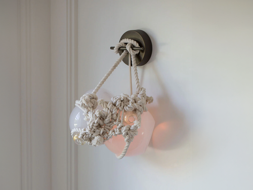 ROLL & HILL KNOTTY BUBBLES SCONCE / SMALL W11" x D11" x H19"