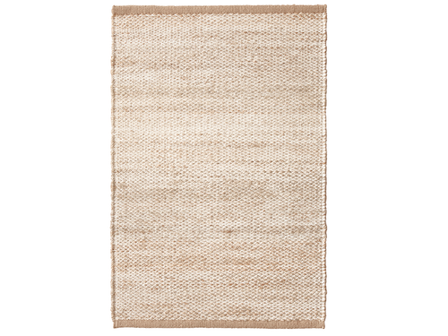 ARMADILLO RIDGE RUG NATURAL/WHITE 2'5" x 4'