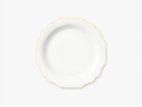AUGARTEN BELVEDERE GOLD RIM SALAD PLATE Ø9.8"