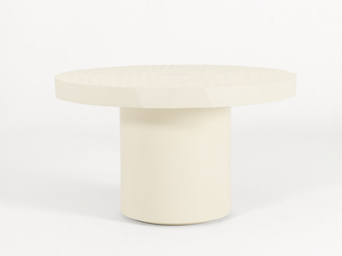 PIERRE AUGUSTIN ROSE CRAFT DINING TABLE 130 Ø51.2" x H29.9"