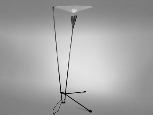 LIGNES DE DEMARCATION MICHEL BUFFET B211 FLOOR LAMP BLK/WHT