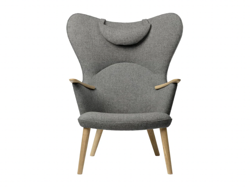 CARL HANSEN HANS WEGNER CH78 MAMA BEAR CHAIR H41.7" x W33.1" x D31.5" x SH15.7"