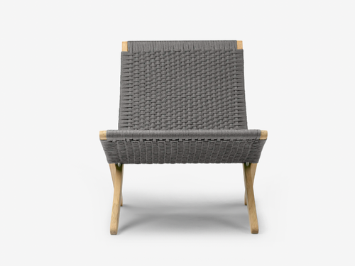 CARL HANSEN MORTEN GOTTLER MG501 OUTDOOR CUBA CHAIR L24" x W31" x H30" x SH15.4"