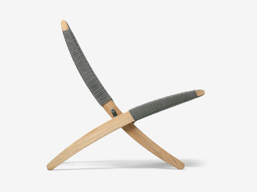 CARL HANSEN MORTEN GOTTLER MG501 OUTDOOR CUBA CHAIR L24" x W31" x H30" x SH15.4"