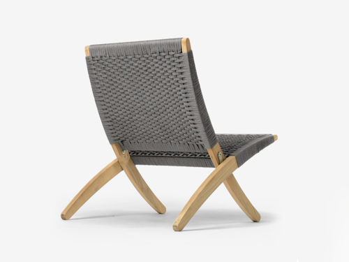 CARL HANSEN MORTEN GOTTLER MG501 OUTDOOR CUBA CHAIR L24" x W31" x H30" x SH15.4"