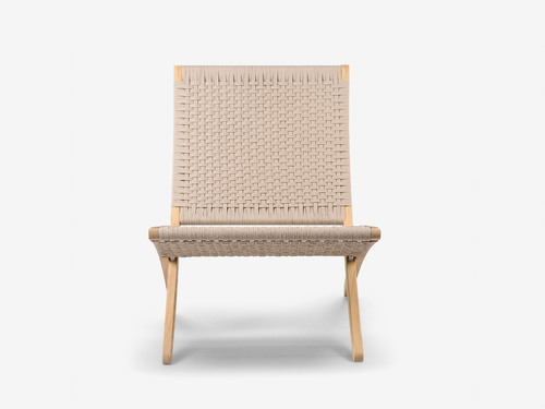 CARL HANSEN MORTEN GOTTLER MG501 OUTDOOR CUBA CHAIR L24" x W31" x H30" x SH15.4"