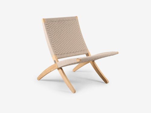 CARL HANSEN MORTEN GOTTLER MG501 OUTDOOR CUBA CHAIR L24" x W31" x H30" x SH15.4"